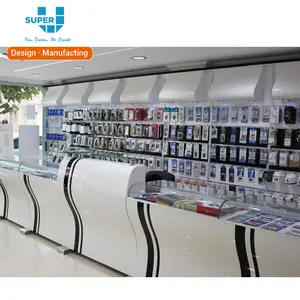 Cellphone Store Interior Design Mobile Phone Shop Showcase Design Cell Phone Display Counter Table Manufacturers