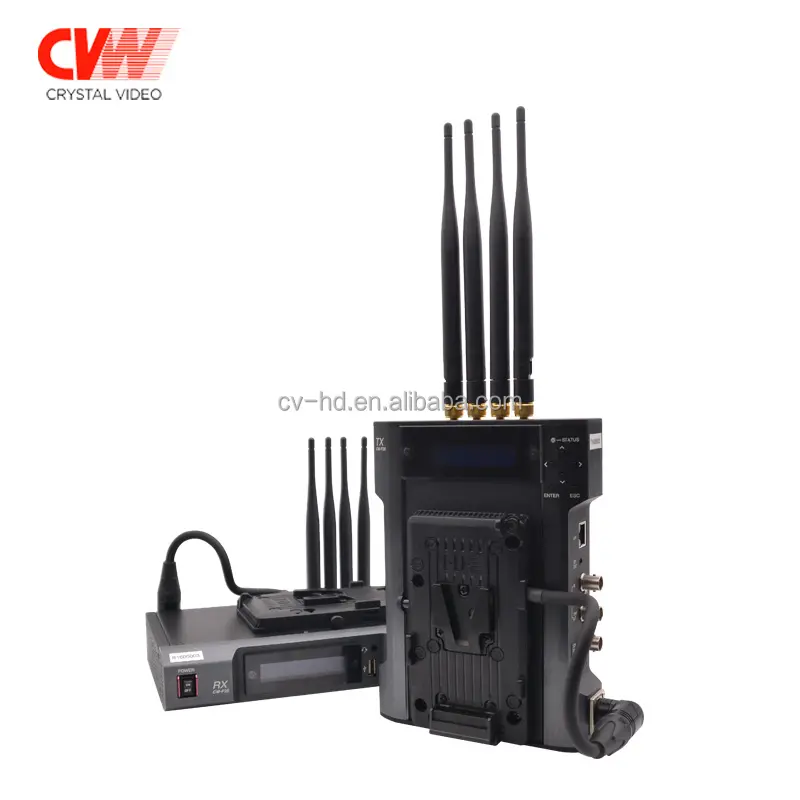 Cvw Pro1000 Duplex Video Nirkabel Transmitter dan Receiver Kit Twoway Tally 1000 M/3000ft Profesional Stasiun TV SDI- HDMI