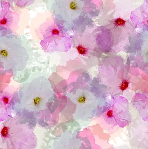 Оптовая продажа, тканевая атласная Полиэстеровая ткань с цветочным принтом для одежды