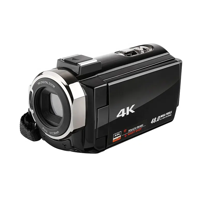 Fpv — caméra vidéo professionnelle 4k, écran tactile de 3.0 pouces, Vision nocturne IR, ZOOM numérique 16X, wifi