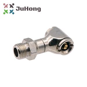 T 헤드 듀얼 풋 에어 척 니켈 도금 1/4 "NPT 스레드 타이어 팽창 에어 척 자전거 스쿠터 오토바이 타이어 수리 도구 - Product Image 4