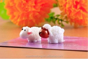 Pareja oveja blanca decoración <span class=keywords><strong>de</strong></span> jardín animales oveja - Product Image 4