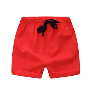 Pantaloncini da bambino pantaloncini da spiaggia in cotone a sezione sottile in cotone estivo pantaloni casual