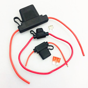 7.5A10A20A30A40A50A Hộp Cầu Chì Chống Thấm Nước MINI/Nhỏ/Trung Bình Cho Xe Ô Tô Loại Lưỡi 18/16/14/12/10AWG Cầu Chì - Product Image 2