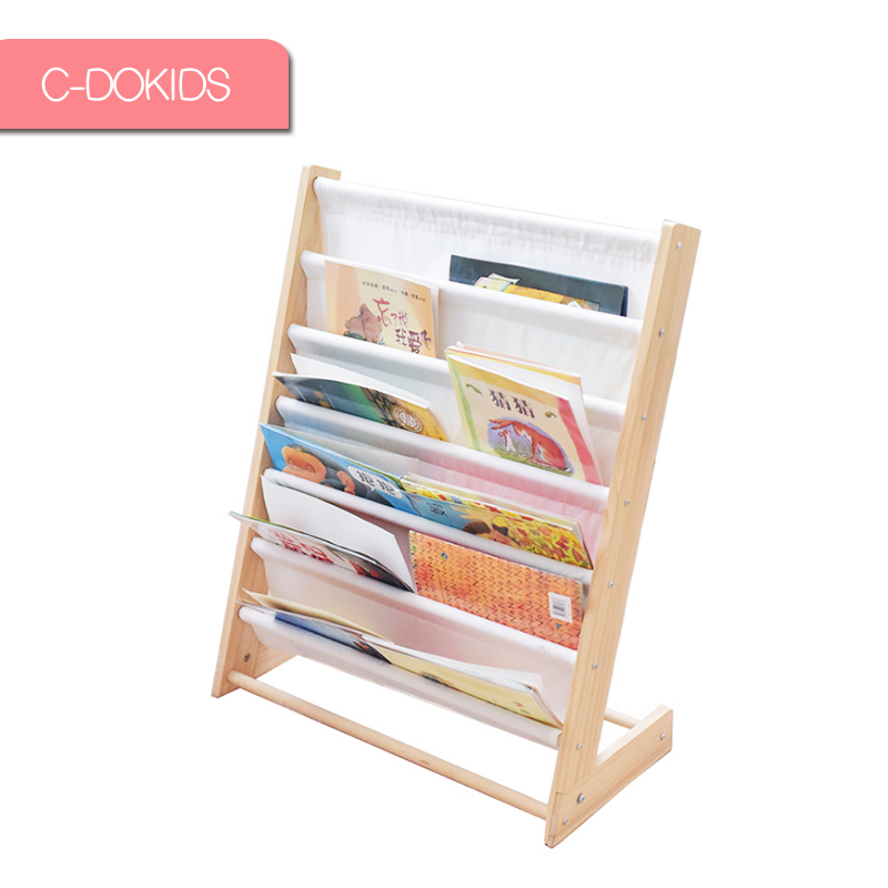 Детский книжный шкаф из массива дерева простая Книжная полка для учеников начальной школы