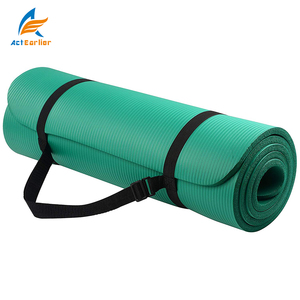Actearllier-colchoneta de espuma NBR para hacer ejercicio, 1/2 pulgadas, extra <span class=keywords><strong>gruesa</strong></span>, de 71 pulgadas de largo, cómoda, de alta densidad para Yoga - Product Image 5