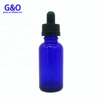 Bouteilles compte-gouttes en verre pour huiles essentielles, bleu cobalt, bleu clair, 120 ml, 4 oz, 60 ml, 50 ml, 100 ml
