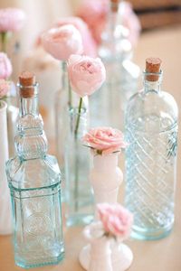 Bouteilles <span class=keywords><strong>en</strong></span> <span class=keywords><strong>verre</strong></span> vintage avec bouchons <span class=keywords><strong>en</strong></span> liège, vases à fleurs, formes assorties, ensemble de bouteilles de 5 pouces de haut, 100-150 ml, <span class=keywords><strong>bouteille</strong></span> <span class=keywords><strong>en</strong></span> <span class=keywords><strong>verre</strong></span> gaufré - Product Image 3