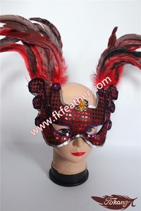 Pas cher Masques Vénitiens Cock Plume <span class=keywords><strong>Masque</strong></span> Et <span class=keywords><strong>Masque</strong></span> Vénitien Pour Fournisseurs Partie D'événement - Product Image 1