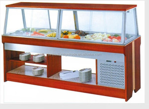 عرض طعام خشبي مربع الشكل للفنادق والمطاعم مع شهادة CE - Product Image 4