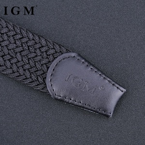 Мужской эластичный ремень с серебряной пряжкой - Product Image 5