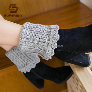 Nuevo diseño <span class=keywords><strong>moda</strong></span> <span class=keywords><strong>mujer</strong></span> punto calentador encaje corto <span class=keywords><strong>de</strong></span> arranque - Product Image 3