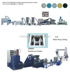 Pvc compounding linea/composto eva/caco3 pe compounding macchina