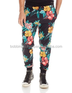 Custom Printed Mid Waist Men's Jogger Sweatpants Polyester/Cotton <b>Winter</b> Drawstring Closure Vintage Decoration Quick Dry - Product Image 2