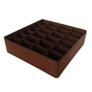 Oem tejida ropa interior decorativa de cartón plegable dest bandeja de cajón organizador del armario con cajones - Product Image 1