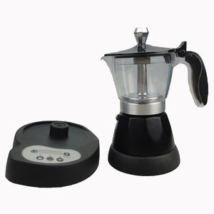 Cafetera Eléctrica <span class=keywords><strong>Moka</strong></span> con Temporizador Electrónico de PC de Nuevo Diseño de 3 Tazas JK40401-C(83A) - Product Image 6