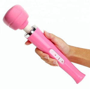 10 Kecepatan Alat Pijat Tubuh Masturbasi Wanita <span class=keywords><strong>Sex</strong></span> AV Rod Vibrator Kepala Besar untuk Wanita - Product Image 2