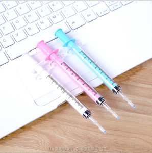 Stylo gel mignon kawaii, seringues à aiguilles, injection, jouets pour étudiants, papeterie - Product Image 5