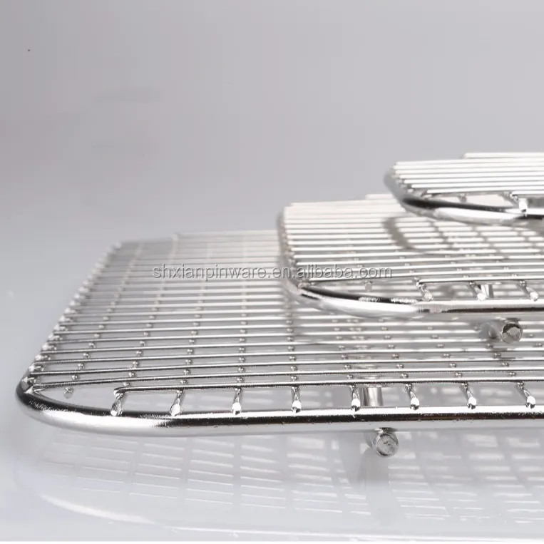 100% Stainless Steel Thick BBQ Wire Cooling Rack fits Oven Safe Heavy Duty Commercial Quality