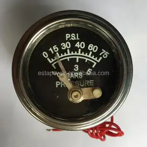 Pengukur tekanan oli mesin 75psi 0-5.0bar A20PE75 meteran pemutus 3010647 100psi 0-7.0bar 150psi 0-10.0bar pengukur tekanan