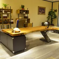 Holz Schreibtisch Französisch Industriellen Stil