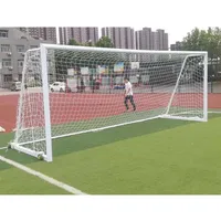 Aluminum movable Full size football goals portable soccer goals