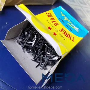 Drei-Sterne-Schuh nagel fabrik in China Fine Blue Shoe Tacks