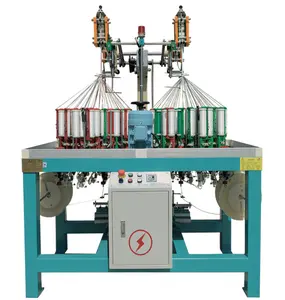 Multi-color ribbon knitting machine for textile and garment accessories