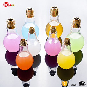 Ampoule de Jus De boissons en verre bouteille everage avec bouchon à visser - Product Image 1