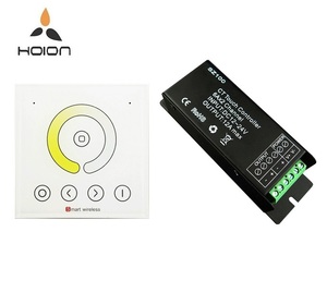 EU tiêu chuẩn 86 loại CW + WW Vòng màu điều chỉnh Trắng kép trắng Tường Bảng điều khiển CCT Led điều khiển - Product Image 3