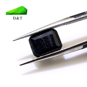Wuzhou Hochwertiger Natürlicher Smaragdschliff Großhandel Fabrik Schwarzer Saphir Lose Edelsteine für Schmuck - Product Image 5