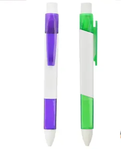 plastic big pen fat pen plastic giant pen with logo for promotional