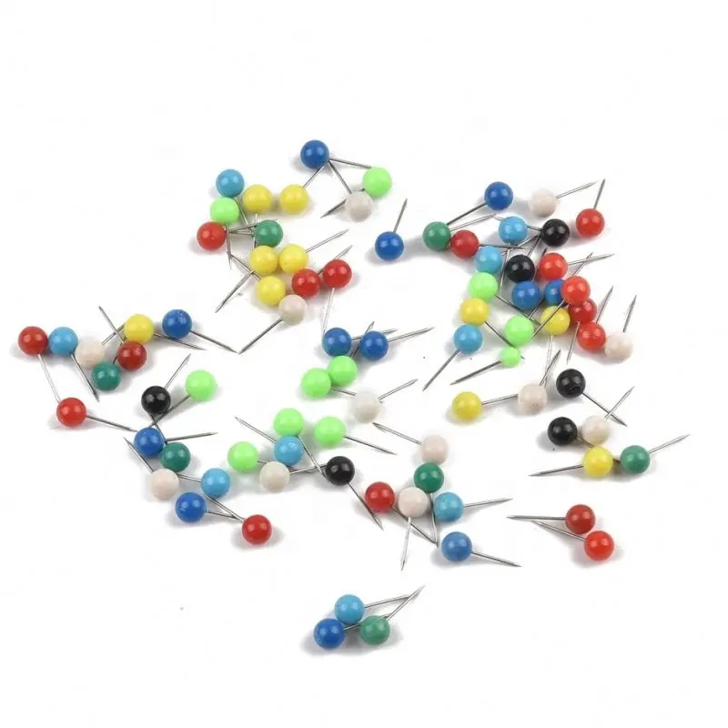 ตัวเลขแผนที่ tack push สีฟ้า pins สำหรับถนน tacks สำนักงานน่ารักแผนที่ push pins