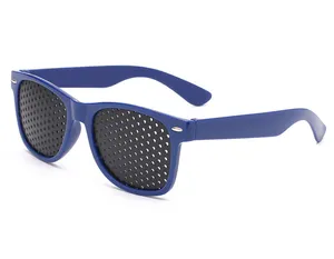 Gafas de corrección de visión para hombre y mujer, anteojos personalizados con marco de pc negro y azul, para el cuidado de los ojos