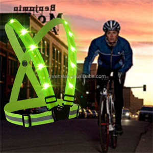 <span class=keywords><strong>Gilet</strong></span> de <span class=keywords><strong>sécurité</strong></span> à LED rouge <span class=keywords><strong>clignotant</strong></span>, haute visibilité, réfléchissant, pour la course à pied, pour femmes - Product Image 3