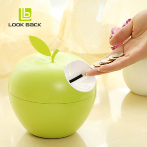 Forma di mela Articoli di Soldi di Plastica Cassetta di sicurezza e la Piggy Bank e Salvadanaio - Product Image 1