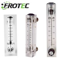 Débitmètre à tube en verre LZM-10 1-10GPM 5-35LPM, vente chaude, avec vanne/panneau, débitmètre à flotteur