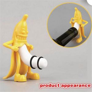 Bouchon <span class=keywords><strong>de</strong></span> <span class=keywords><strong>vin</strong></span> en plastique amusant en forme <span class=keywords><strong>de</strong></span> banane, anti-poussière, hermétique, kit <span class=keywords><strong>de</strong></span> bouchons, tire-bouchon, ouvre-<span class=keywords><strong>bouteille</strong></span> <span class=keywords><strong>de</strong></span> bière, bouchon <span class=keywords><strong>de</strong></span> <span class=keywords><strong>bouteille</strong></span> durable - Product Image 3