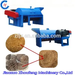 Zhoufeng 80 250mm automatic coconut defiber clean machinery for coconut palm fiber and extracting