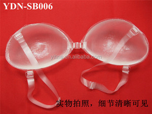 Wholesale Girls Push up <strong>Strapless</strong> Silicone <strong>Clear</strong> Invisible <strong>Bra</strong> with Neck Straps - Product Image 2