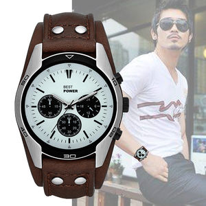 Relojes de Pulsera Elegantes para Hombre con Parte Trasera de Acero Inoxidable y Cuarzo, Gran Venta en el Medio Oriente - Product Image 5