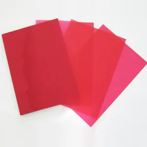 Frosted Transparent Rigid 600 Micron PP Plastic for Stationery