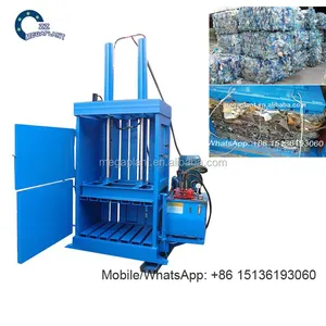 Hidrolik limbah kertas plastik scrap logam baling mesin press