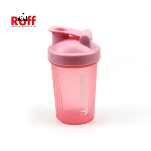 Factory direct supply 400ml 14oz protein shaker bottle custom logo printing