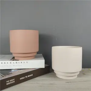 Design moderno de alta qualidade fábrica de produtos para o lar decoração cerâmica atacado vasos de flores do jardim