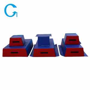 Trapezoidal cuatro pisos plataforma salto gimnasia equipo caballo con arzones de gimnasia de Potro - Product Image 2