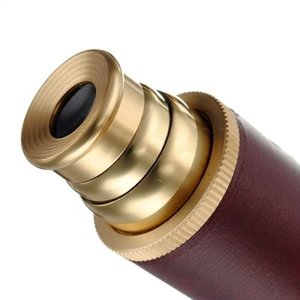Telescopio Monocular Portátil Lasting T-2530 25x30 con Revestimiento de Latón/Cuero Náutico, Lentes Sin Recubrimiento, Campo de Visión de 2.6-4.6 - Product Image 3