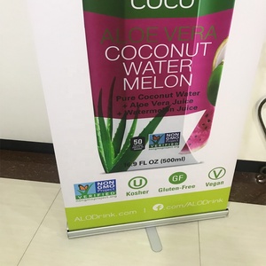 Quảng cáo in ấn kích thước tiêu chuẩn có thể thu vào nhôm di động khuyến mãi cuộn lên biểu ngữ đứng hiển thị - Product Image 6