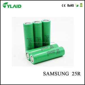 Samsung INR 18650 25R 2500mAh <span class=keywords><strong>3</strong></span>.7v 20/35A Batería Recargable De Tapa Plana - Product Image 4