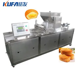Cake apparatuur/cupcake productielijn/muffin making machine